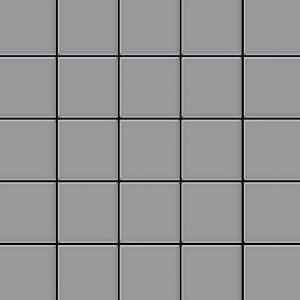 ALLOY Mosaik Fliese Massiv Metall Edelstahl Hochglanz Grau 1