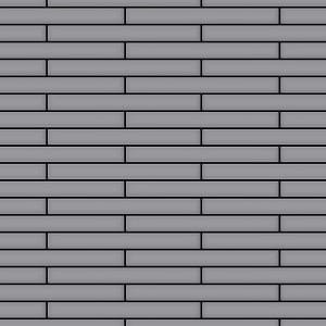ALLOY Mosaik Fliese Massiv Metall Edelstahl Matt Grau 1