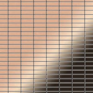 ALLOY Mosaik Fliese Massiv Metall Kupfer Gewalzt Kupfer 1