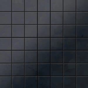 ALLOY Mosaik Fliese Massiv Metall Rohstahl Gewalzt Grau 1