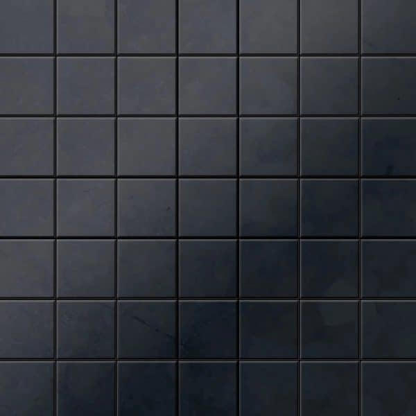 ALLOY Mosaik Fliese Massiv Metall Rohstahl Gewalzt Grau 1