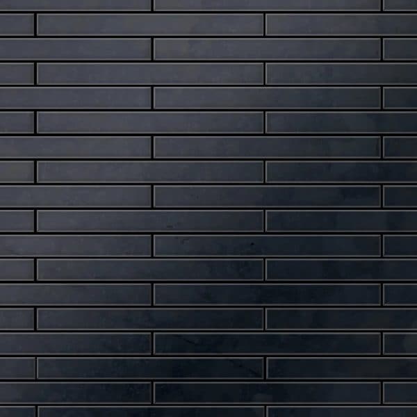 ALLOY Mosaik Fliese Massiv Metall Rohstahl Gewalzt Grau 1
