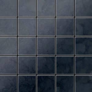 ALLOY Mosaik Fliese Massiv Metall Rohstahl Gewalzt Grau 1