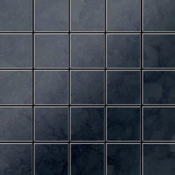 ALLOY Mosaik Fliese Massiv Metall Rohstahl Gewalzt Grau 1