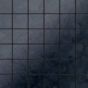 ALLOY Mosaik Fliese Massiv Metall Rohstahl Gewalzt Grau 1