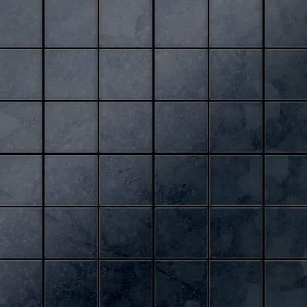 ALLOY Mosaik Fliese Massiv Metall Rohstahl Gewalzt Grau 1