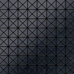 ALLOY Mosaik Fliese Massiv Metall Rohstahl Gewalzt Grau 1
