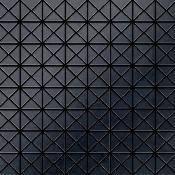 ALLOY Mosaik Fliese Massiv Metall Rohstahl Gewalzt Grau 1