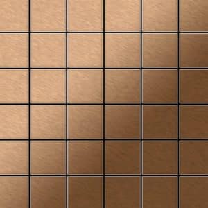 ALLOY Mosaik Fliese Massiv Metall Titan Gebürstet Kupfer 1