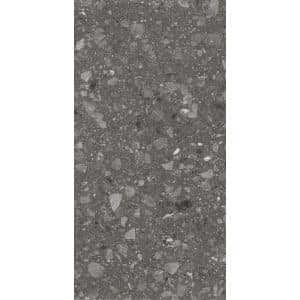 Bodenfliese Feinsteinzeug Anthrazit 60 cm x 120 cm