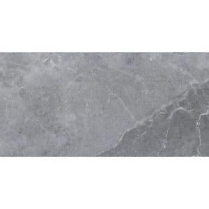 Bodenfliese Feinsteinzeug Opium Silber Poliert 60 cm x 30 cm