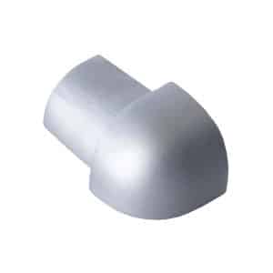 Dalsys Außeneck Fliesenschiene Viertelkreis 10mm Aluminium Silber Matt