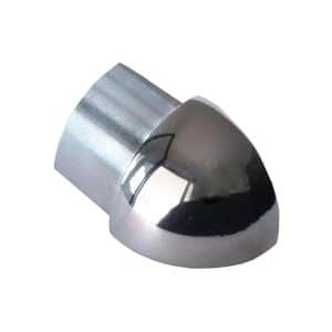 Dalsys Außeneck Fliesenschiene Viertelkreis 10mm Edelstahl Poliert