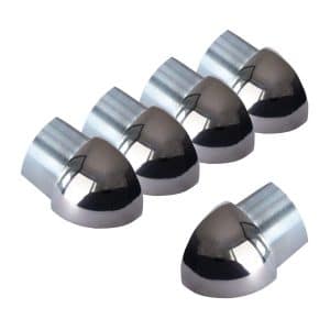 Dalsys Außeneck Fliesenschiene Viertelkreis 5x 10mm Edelstahl Poliert