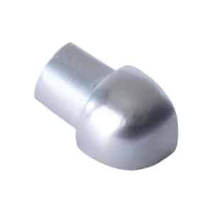Dalsys Außeneck Fliesenschiene Viertelkreis 8mm Aluminium Chrome