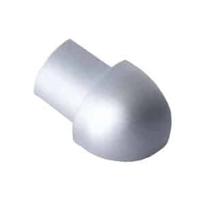 Dalsys Außeneck Fliesenschiene Viertelkreis 8mm Aluminium Silber Matt