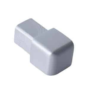Dalsys Endstück Quadratprofil 10mm Alu Eloxiert Silber Matt Eckstücke