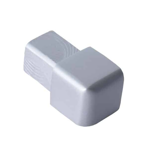 Dalsys Endstück Quadratprofil 10mm Alu Eloxiert Silber Matt Eckstücke