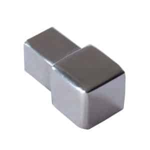 Dalsys Endstück Quadratprofil 10mm Edelstahl Poliert Eckstücke