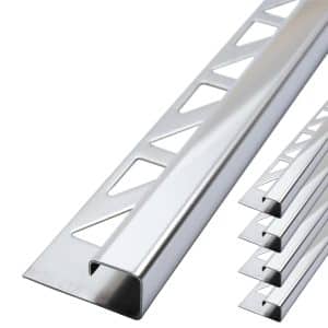 Dalsys Fliesenschiene Edelstahl Poliert 5x 2