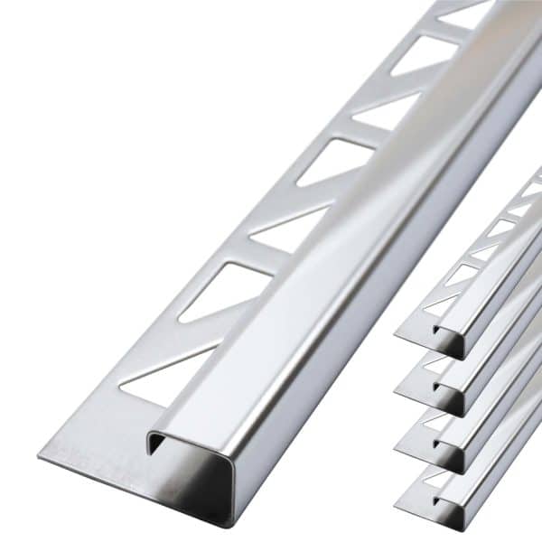 Dalsys Fliesenschiene Edelstahl Poliert 5x 2