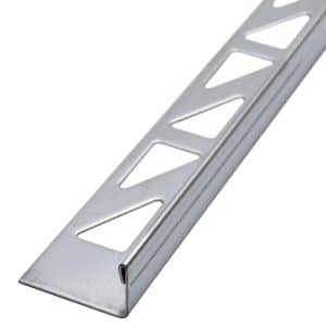 Dalsys Fliesenschiene L-Profil 2m x 8mm Edelstahl Poliert Winkelprofil