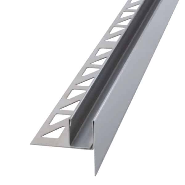 Dalsys Gefällekeil Zur Glasaufnahme 200cm x 19mm Rechts Edelstahl Silber