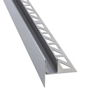 Dalsys Gefällekeil Zur Glasaufnahme 98cm x 19mm Links Edelstahl Silber