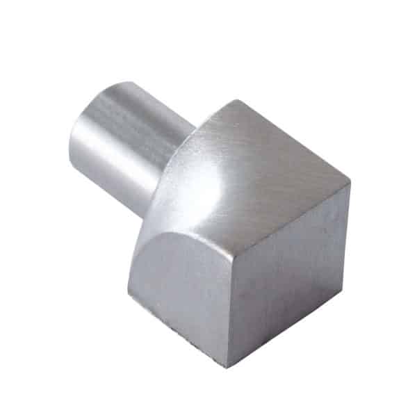 Dalsys Inneneck Fliesenschiene Viertelkreis 10mm Edelstahl Gebürstet