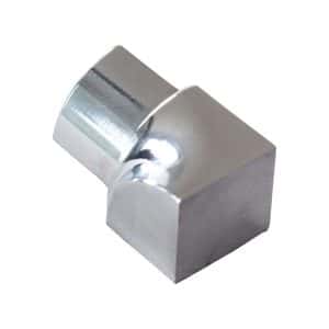 Dalsys Inneneck Fliesenschiene Viertelkreis 10mm Edelstahl Poliert