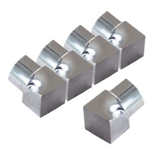 Dalsys Inneneck Fliesenschiene Viertelkreis 5x 10mm Edelstahl Poliert