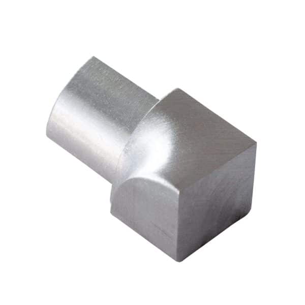 Dalsys Inneneck Fliesenschiene Viertelkreis 8mm Edelstahl Gebürstet