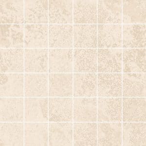 Feinsteinzeug Mosaik Massa Ivory Glasiert Matt Rektifiziert 30 x 30 cm