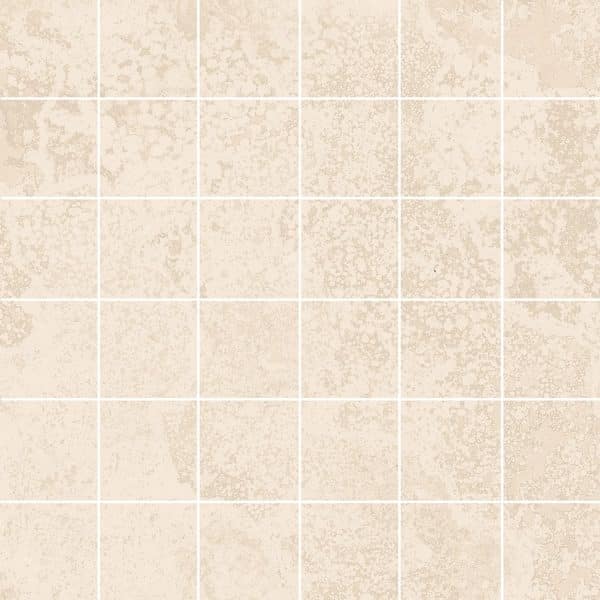 Feinsteinzeug Mosaik Massa Ivory Glasiert Matt Rektifiziert 30 x 30 cm