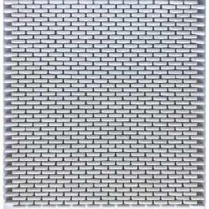 Mosaikmatte Cube 2 Glas Weiß 27