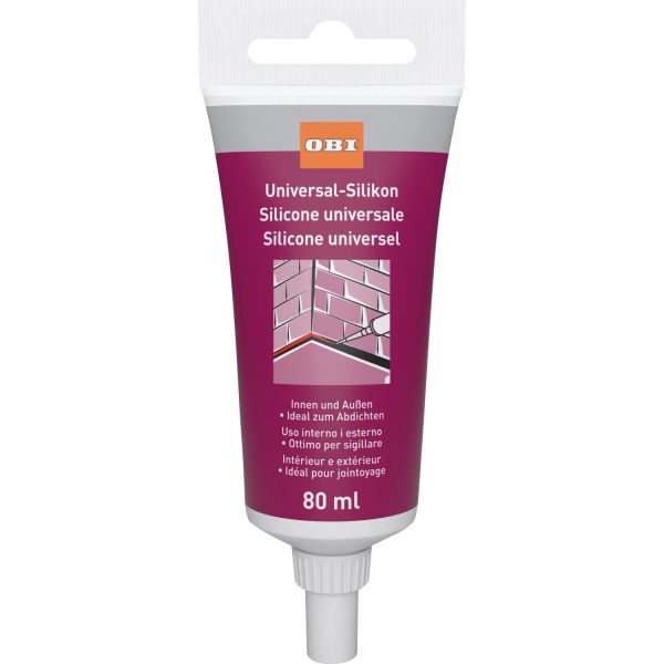 OBI Universal-Silikon Weiß 80 ml