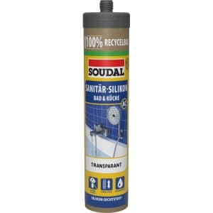 Soudal Sanitär-Silikon Bad & Küche ECO Transparent 270 ml