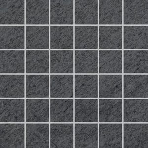 Vitra Mosaikfliese Olympos Feinsteinzeug Anthrazit 30 cm x 30 cm