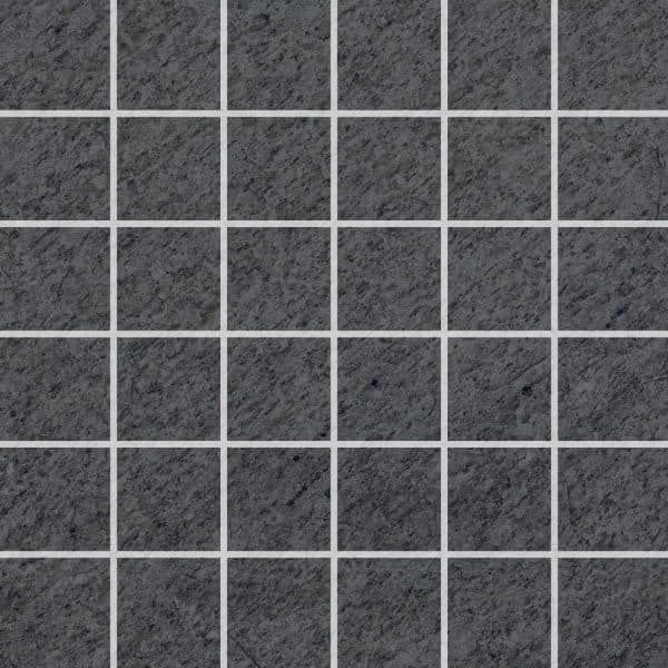 Vitra Mosaikfliese Olympos Feinsteinzeug Anthrazit 30 cm x 30 cm